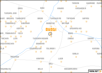 map of Awadi