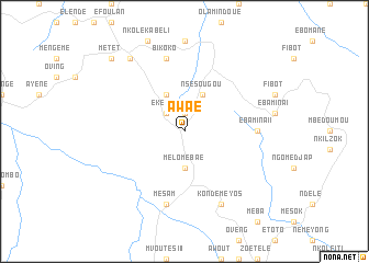 map of Awaé