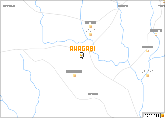 map of Awagabi