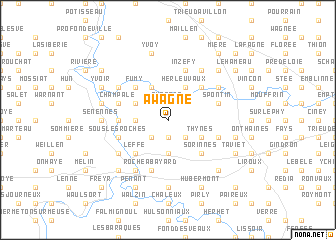 map of Awagne