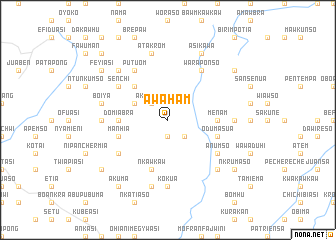 map of Awaham