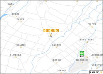 map of Awahuri