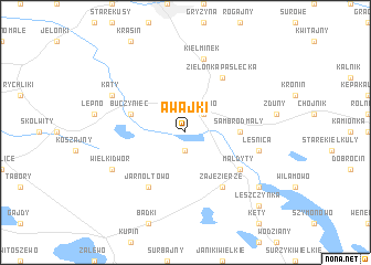 map of Awajki