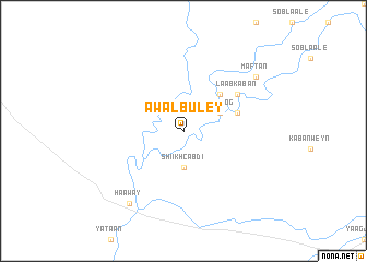 map of Awal Buley