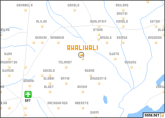 map of Awaliwali