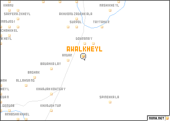 map of Awal Kheyl