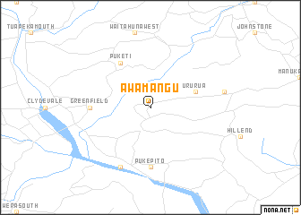 map of Awamangu