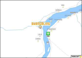 map of Awangaling