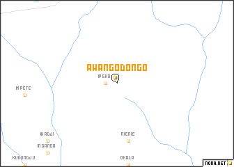 map of Awango-Dongo