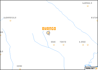 map of Awango