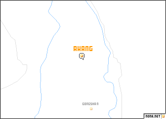 map of Awang