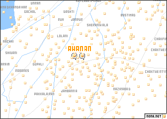 map of Āwān