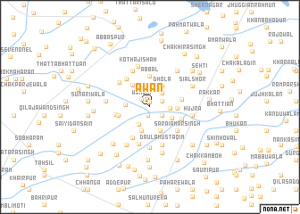 map of Awān