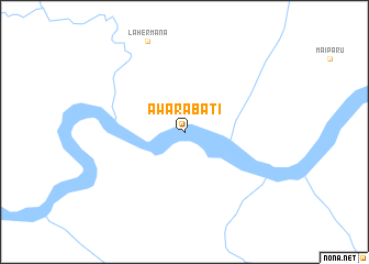map of Awarabati
