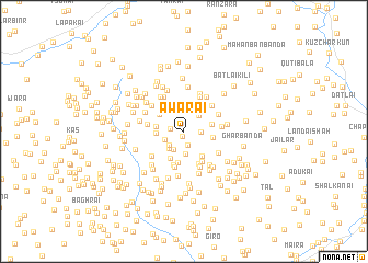 map of Awārai