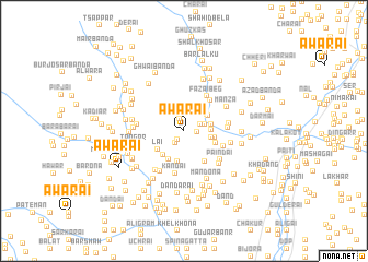 map of Awārai