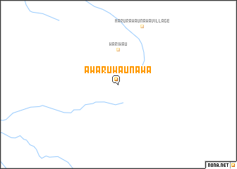 map of Awaruwaunawa