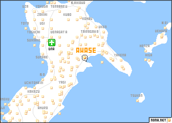 map of Awase