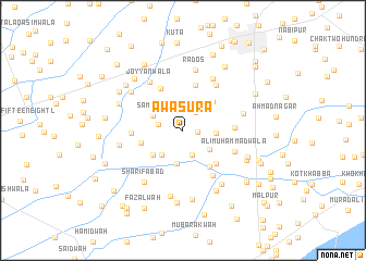 map of Āwāsura