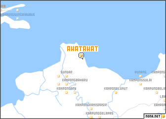 map of Awat Awat