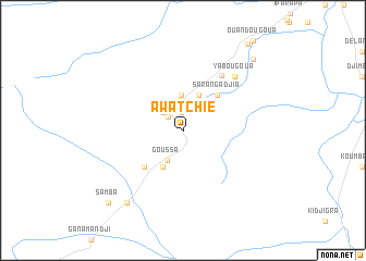 map of Awatchie