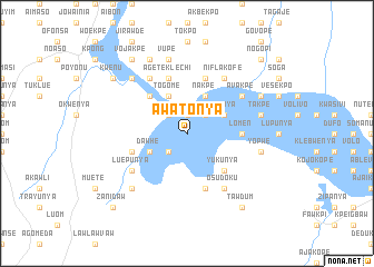 map of Awatonya