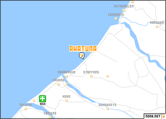 map of Awatuna