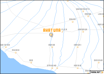 map of Awatuna