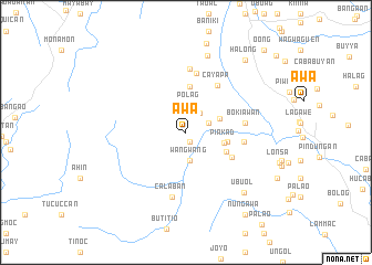 map of Awa