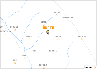 map of Āwben