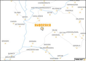 map of Āwbōraka