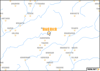 map of Aweaka