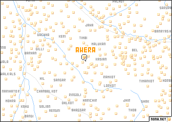 map of Awera