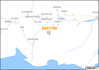 map of ‘Awfīyah