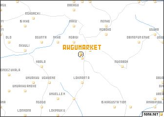 map of Awgu Market