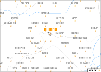 map of Āwiʼāro