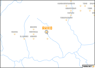 map of Awiko