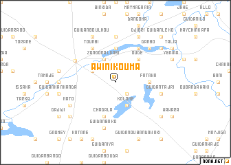 map of Awini Kouma