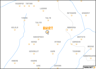 map of Āwirt