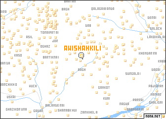 map of Awi Shāh Kili