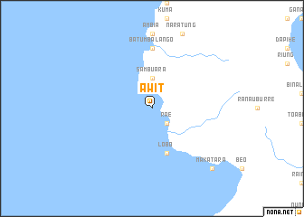map of Awit