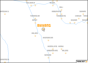 map of Awiwang