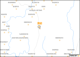 map of Awi