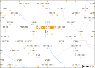 map of Awka Agbobu