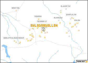 map of Awlād ‘Abd Allāh