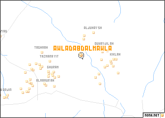 map of Awlād ‘Abd al Mawlá