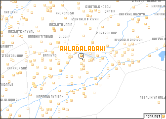 map of Awlād al ‘Adawī