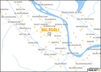 map of Awlād ‘Alī