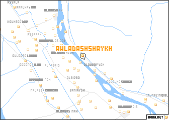 map of Awlād ash Shaykh