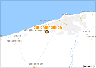 map of Awlād Bin Aḩmad
